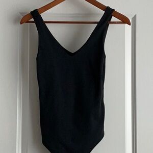 Abercrombie and Fitch Black Sleeveless Bodysuit NWOT